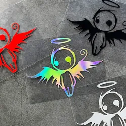 Fallen Angel Reflective Vinyl Moto Stickers Car Body Windshield Helmet Waterproof Accessories Decal for Yamaha MT07