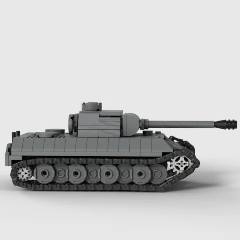 German World War II High-tech Military Weapon Panther V Medium Tank MOC Building Blocks Classic Model Bricks Toys Xmas Gifts