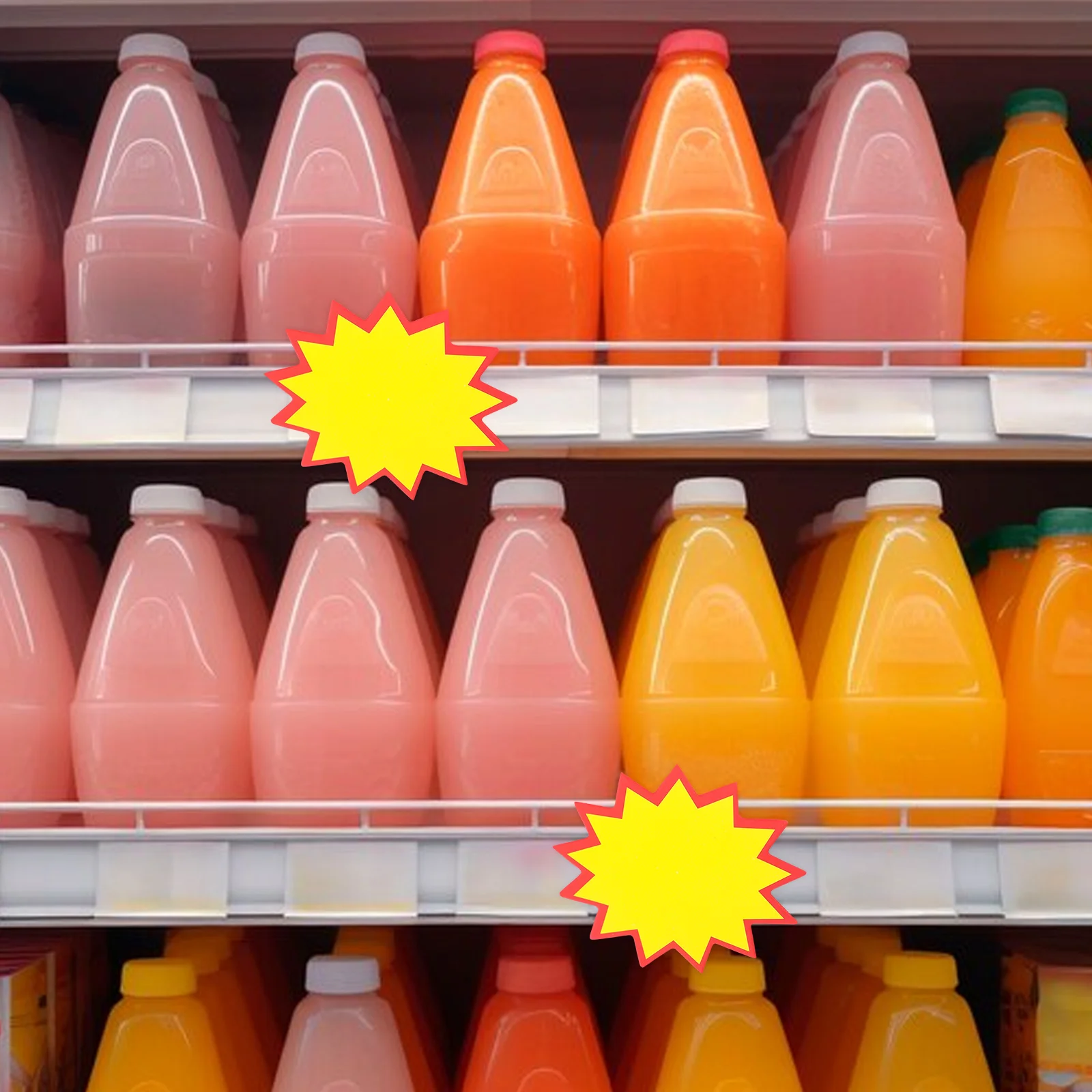 

100Pcs Price Tags Retail Store Labels Versatile Application Easy Installation Supermarket Malls Clear Visibility