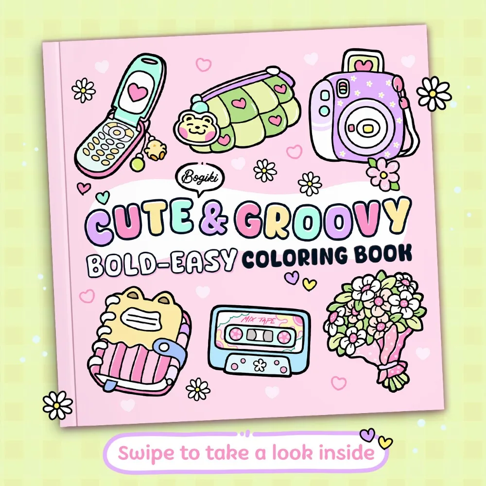 

Creative Cartoon Coloring Book Educational Painting Gift Graffiti Painting Book Stress Relief Paperback for Adults And Teens