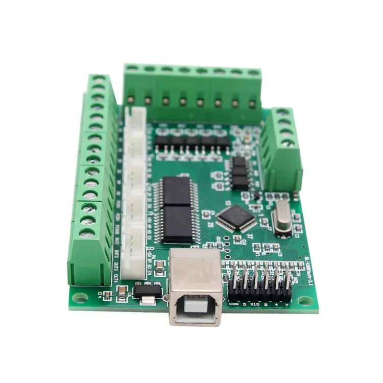 Scheda di controllo del movimento Mach3 USB Mach3 a 4 assi 100KHz Scheda breakout CNC Controller di movimento Mach3 per CNC