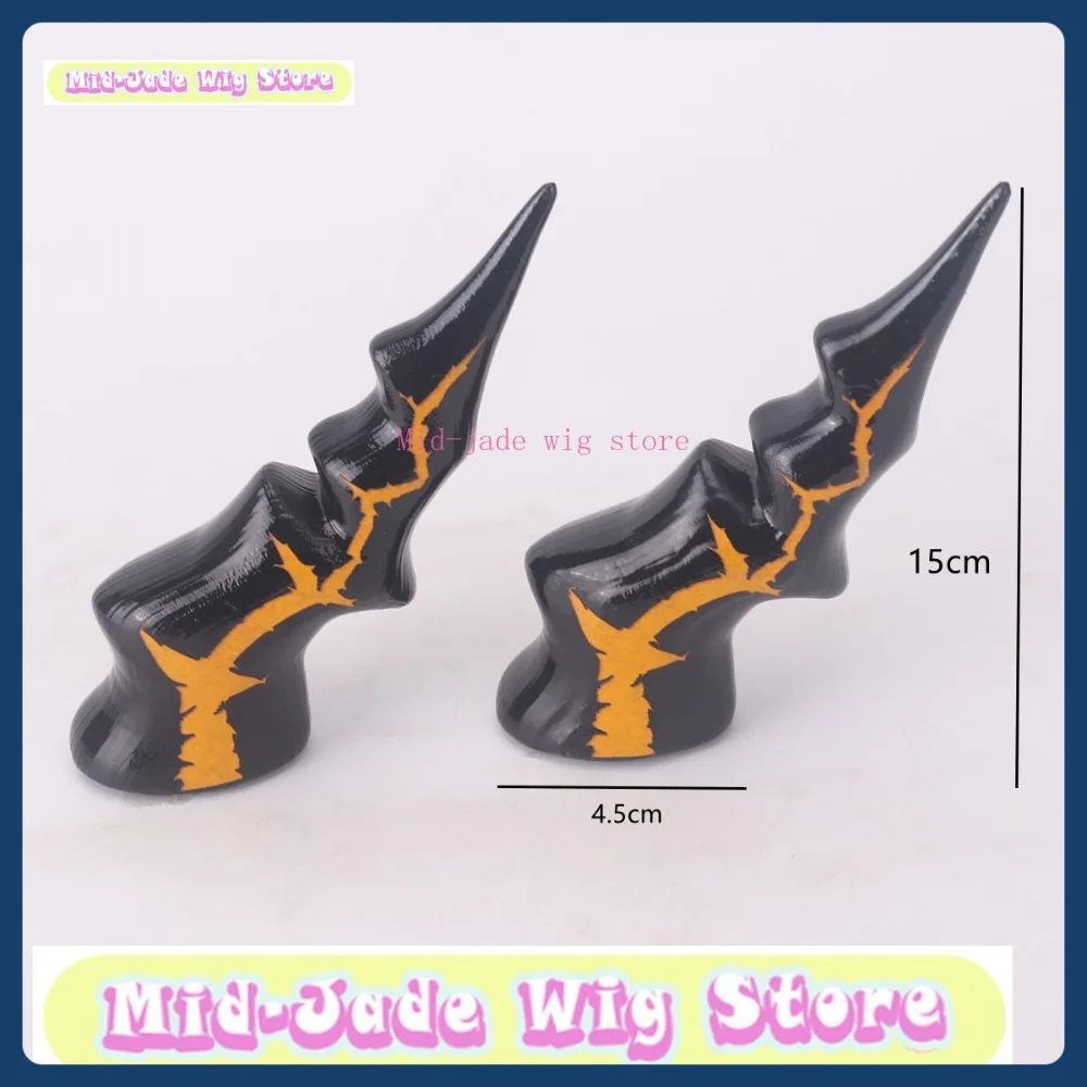 Mid-jade Pruik Winkel Arknights Chen Sui Hongxia Cosplay Anime Game rollenspel Halloween Kostuum Props Synthetisch Haar