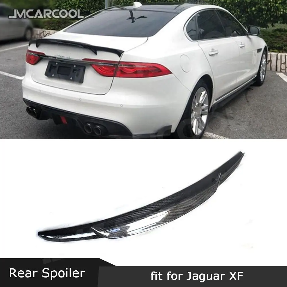 

Carbon Fiber Rear Trunk Spoiler Lip Wings for Jaguar XF XFL 2016- 2020 A Style FRP Rear Boot Trim Spoiler External Decoration