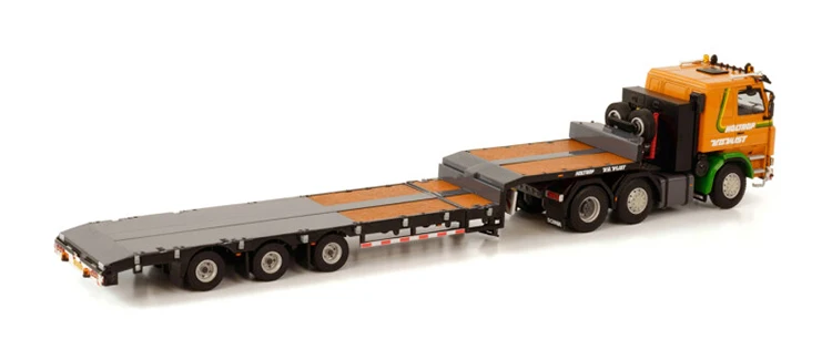 Alloy Model Gift WSI 1:50 Scale Sca-nia 3 Series 6X2 Tractor,Low Board Trailer Transport Truck Vehicle Diecast Toy Model,01-3625