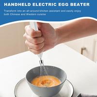 Handheld Egg Beater Coffee Milk Drink Egg Mixer Foamer Electric Milk Frother Household Kitchen Cooking Tool accessories