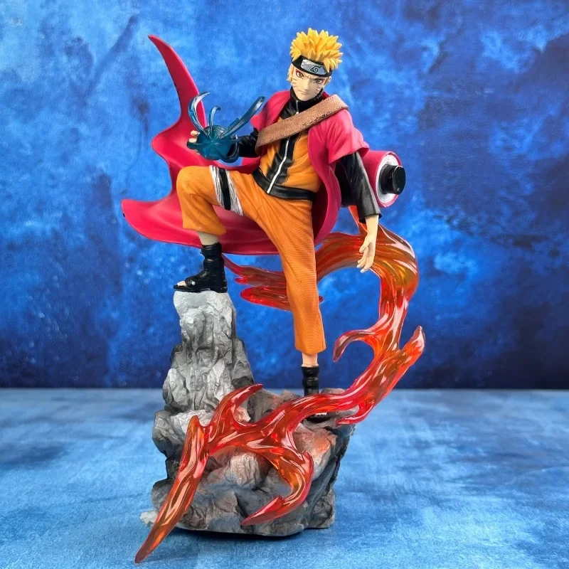 Heißer Naruto Anime-Figur Uzumaki Naruto Uchiha Sasuke Action-Modell PVC-Statue Desktop-Ornament Sammlerstück Spielzeug Geschenk Schnelle Lieferung – Detail 3