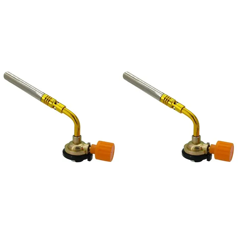 VOFUN-2X Butane Welding Burner Gas Torch Outdoor Camping Barbecue Flame Thrower Portable Welding Equipment
