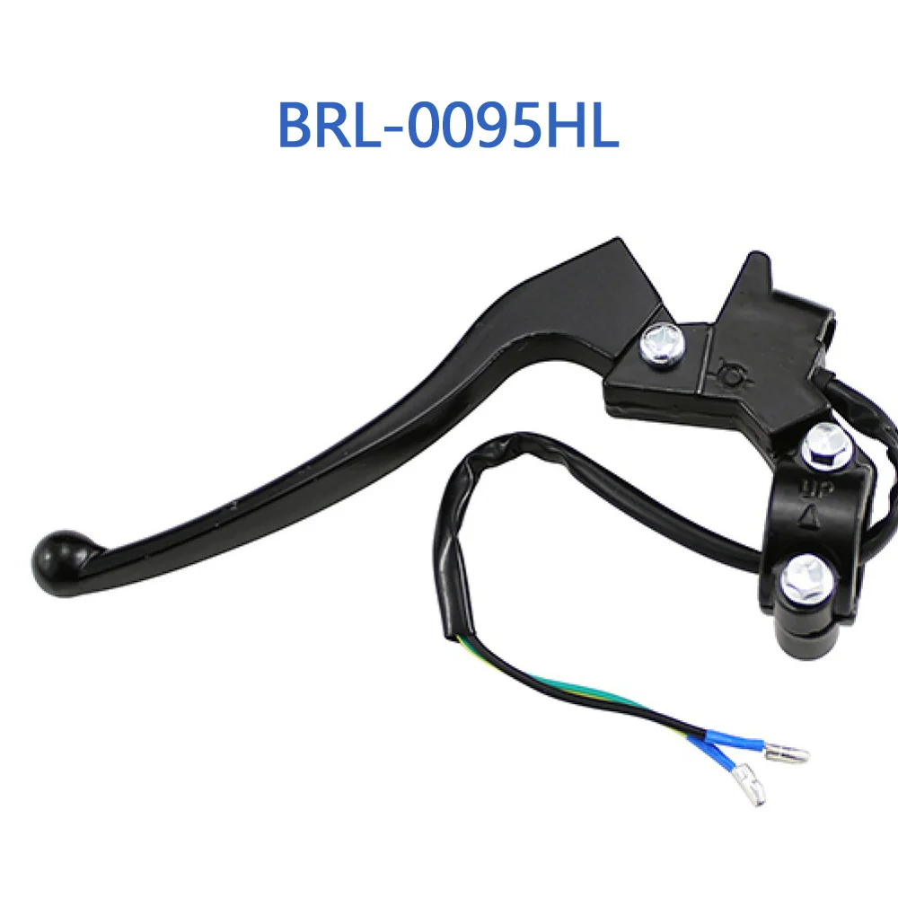 BRL-0095HL leva freno in alluminio nero Solana-sinistra per motore GY6 50cc 4 tempi Scooter cinese ciclomotore 1 p39qmb