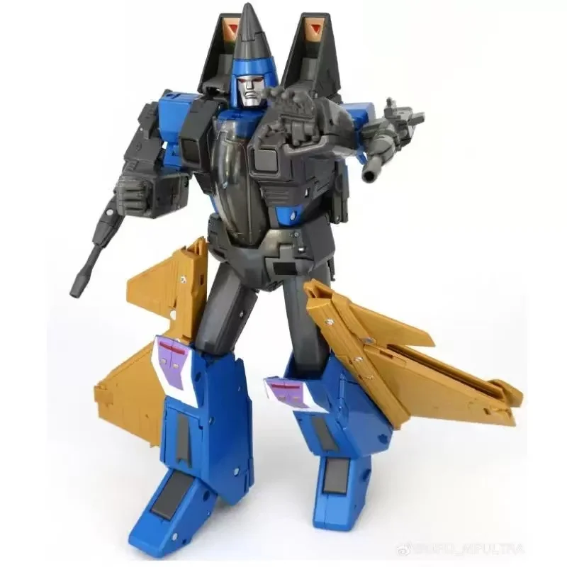 Brinquedos de transformação MPU-03 mpu03 elegante esquadrão de aeronaves de três pontas 2.0 versão mp pintura fosca modelo brinquedos coleção de presente