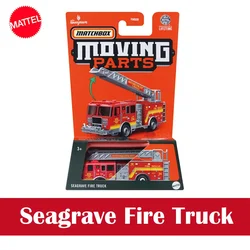 Original Mattel Toys Matchbox Car 1/64 Diecast Moving Parts Seagrave Fire Truck Vehicle Model for Boys Collection Birthday Gift