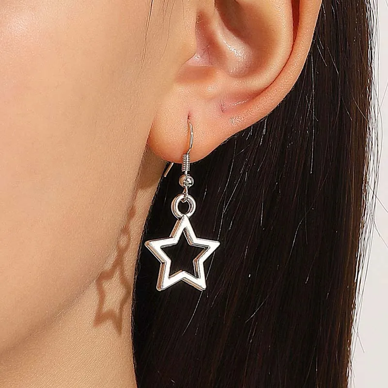 New Creative Mini Star Earrings Fashion Tremella Earrings Gifts For Women Gift Holiday Jewelry Cute Mini Little Star Earrings image 4