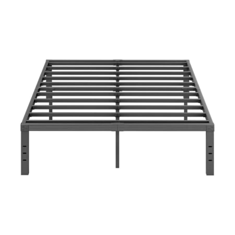 

Size Bed Frame, Platform Bed Frame, 3500lbs Heavy Duty Steel Slat, Non-Slip Design, No Box Sprg Needed, Easy Assembly, Quiet No