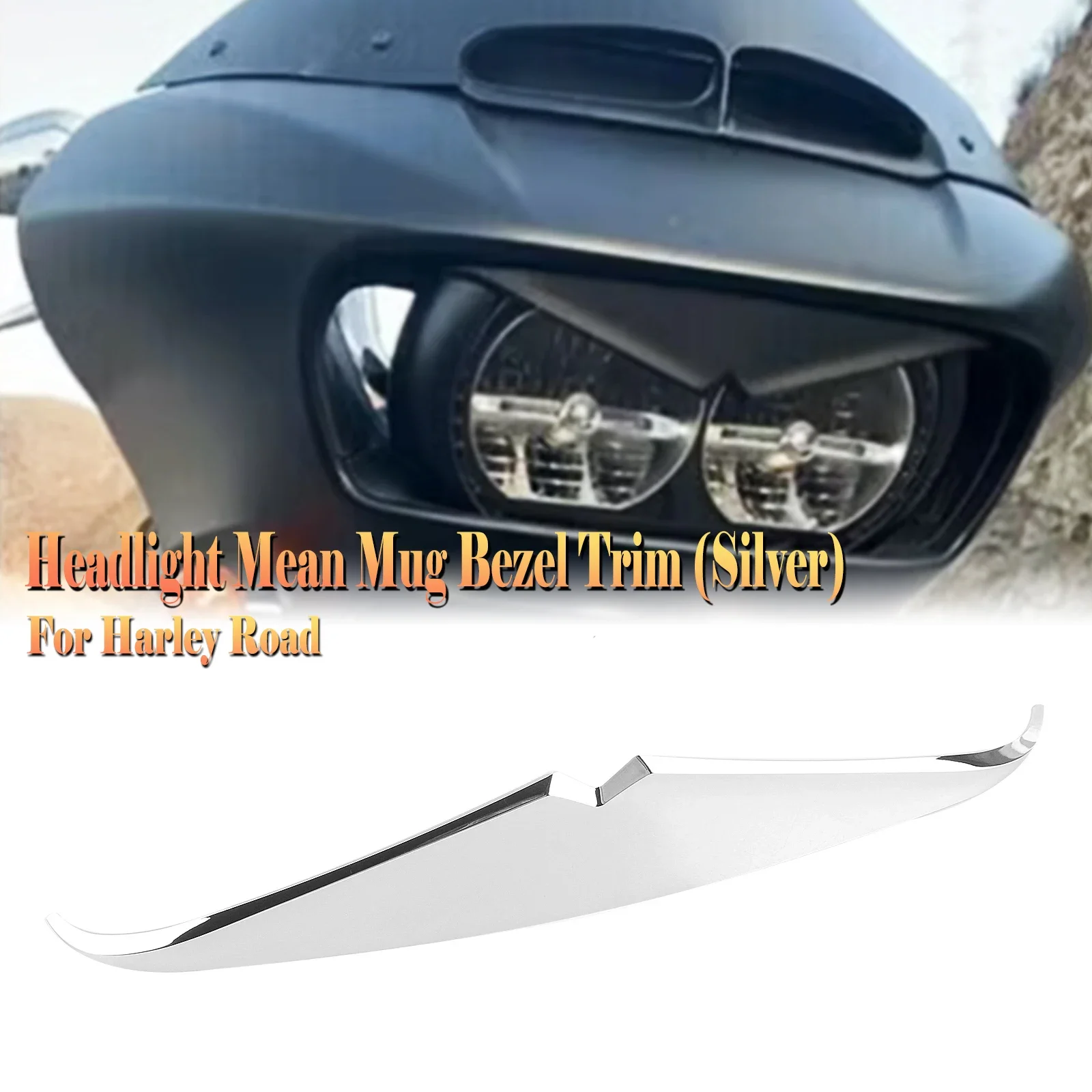 

Pop для Harley All 2015-2024 модели Road Glide FLTRX Ultra FLTRU CVO мотоциклетная фара, отделка бровей, век, крышка фары Bro