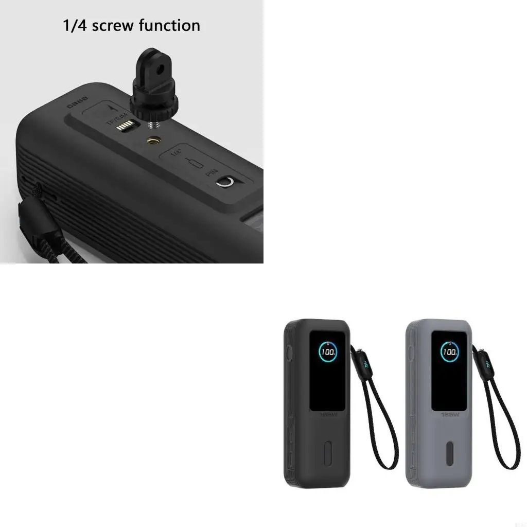 

Силиконовая сумка для переноски на открытом воздухе, дорожный чехол для аккумуляторов мощностью 165 Вт