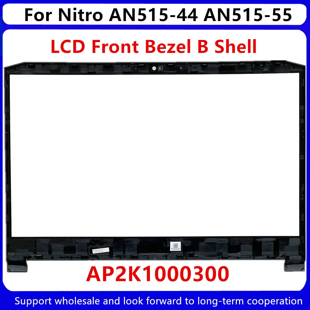 Imagem -05 - para Acer Nitro An51544 Lcd Tampa Traseira um Shell Ap336000301 60.q7kn2.001 Moldura Frontal Ap2k1000300 Dobradiças Novo