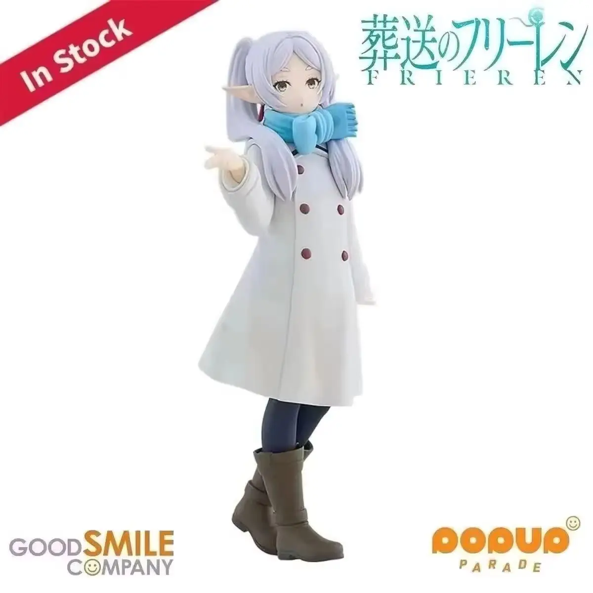 

Original Genuine Good Smile Company Prepainted Pop Up Parade Sousou No Frieren Frieren Blow Kiss Ver. H=165mm Anime Figure Gift