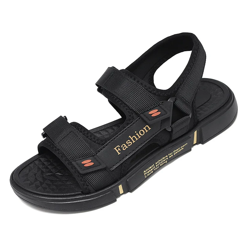 Sandalias de moda para hombre, zapatos de playa transpirables antideslizantes de alta calidad, sandalias deportivas de ocio al aire libre, novedad de verano 2024