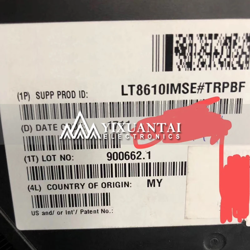 5PCS/LOT  LT8610EMSE  LT8610IMSE  LT8610  Marking:8610  IC REG BUCK ADJ 2.5A 16MSOP  New Original