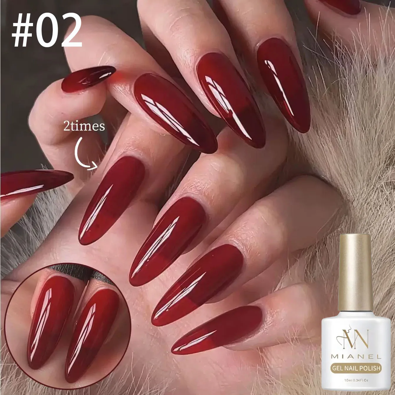 10ML 1 pièces Mary rouge automne blanchissant vernis à ongles offre spéciale cerise rouge série Nail Art UV lumière ongles noël ongles ongles trucs