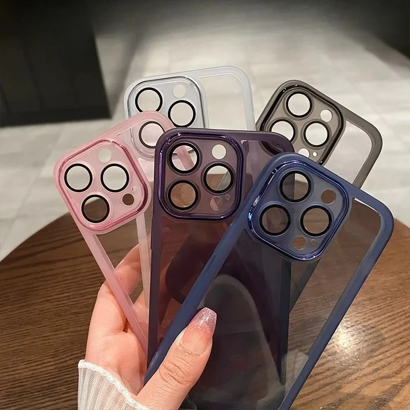 ل POCO M7 Pro 5G كاميرا حامي عدسة فيلم جراب هاتف ل Xiaomi POCO M7Pro M 7 شفافة بولي يوريثان سيليكون الغطاء الخلفي