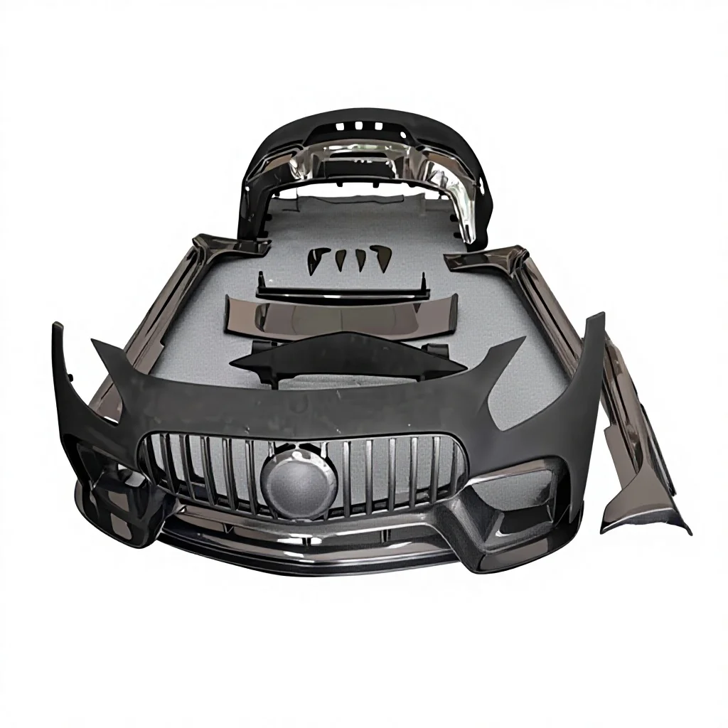 

New Dry Carbon Fiber Rear Wing Bumper for GT/GTS Plastic Material Condition Suitable Modified