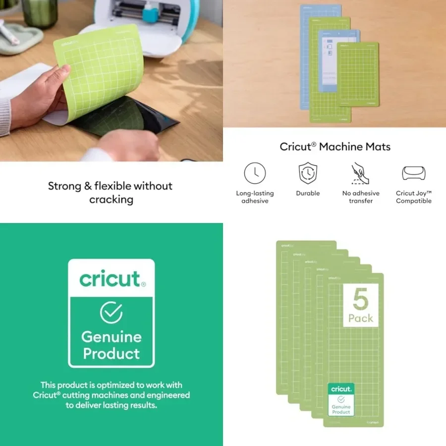 

Cutting Mat Pack 5 count, 4.5in x 12in - for Joy Machine