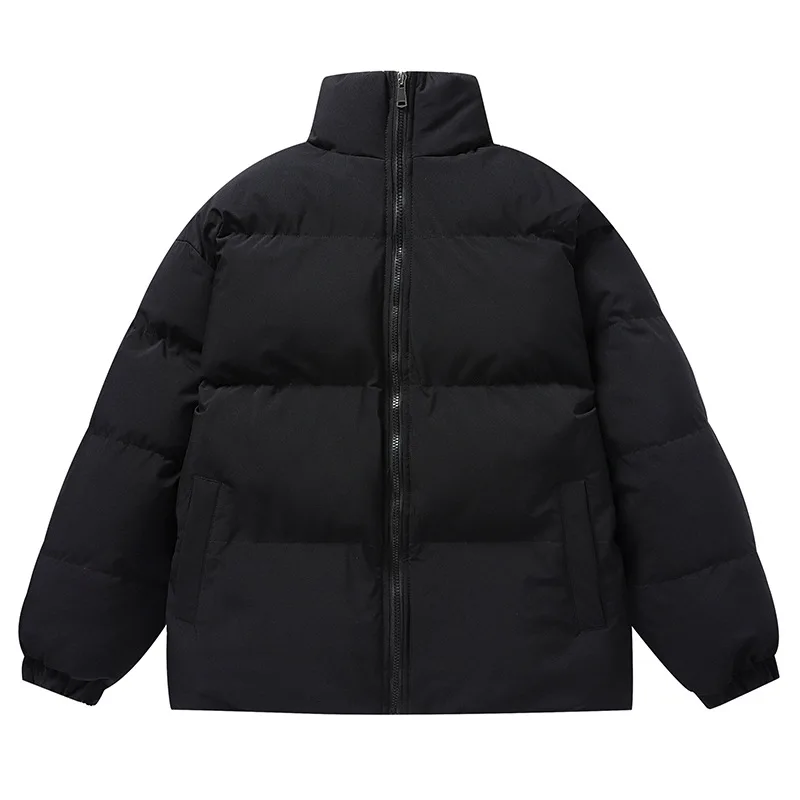 Winter New Casual Loose Thick Warm Men's Jacket Fashion Solid Color Men's/women's Jacket Coat Couple's Clothing Y2k Streetwear