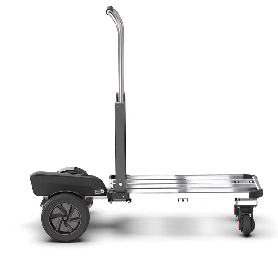 130kg Lithium Battery Type Electric Hand Trolley for Logistics Warehousing Material Handling Foldable Hand Trolley view 5