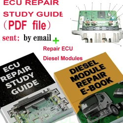 Módulo de reparación ECU, guía de estudio de curso, enseñanza ECU, prueba de EPROM PDF, Progranmming, SMD, simulador, resistencias, enchufe, herramienta de diagnóstico de coche