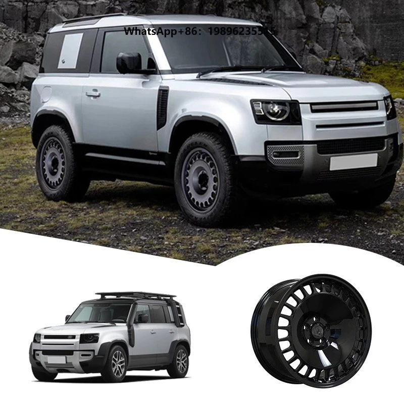 Forge Rim Wheel 23 Inch Rim2023 2024 2022 2021 Wheel Cover   Edge Matte Black Hub Caps Rim Protector