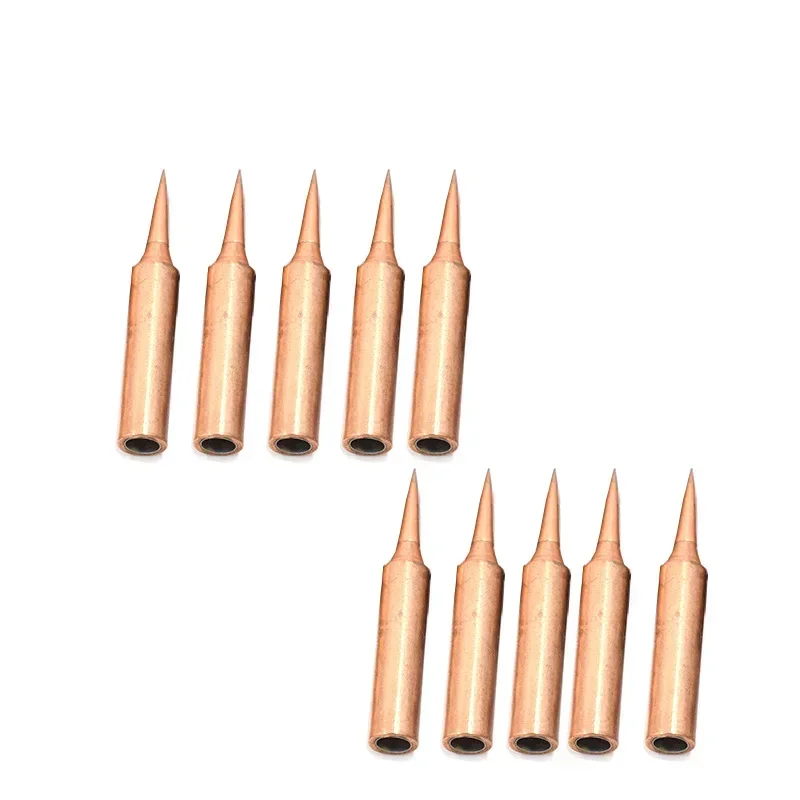 5/10Pcs Lead-Free Soldering Iron Head Bit Parts Pure Copper 900m-T-I 900M-T-B Welding Tool DIY Soldering Iron Tip Accessories