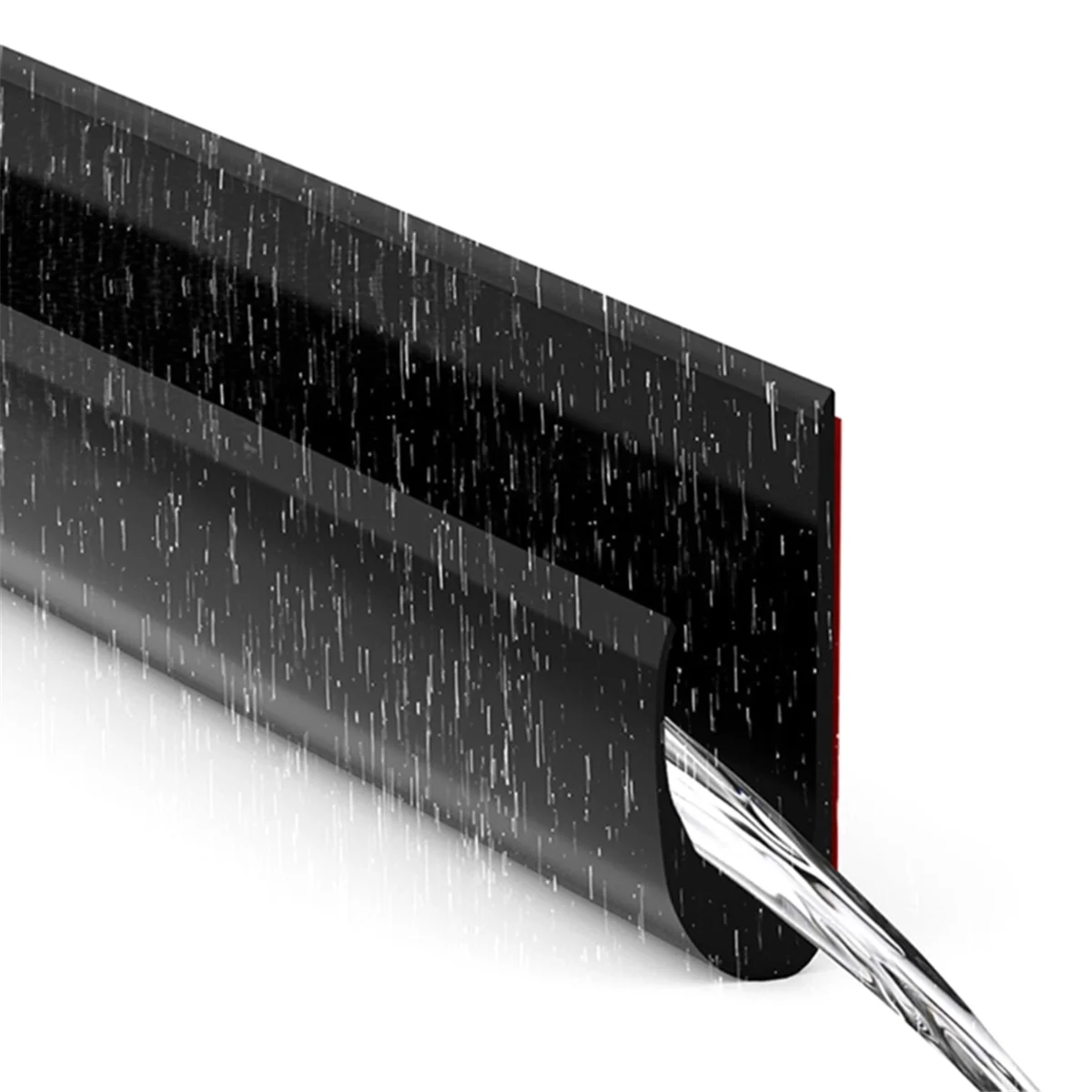 ABXHH RV قافلة سقف مياه الأمطار مزراب PVC قناة المياه سهلة التركيب نظام تصريف سقف متنقل لمركبة التخييم الأبيض