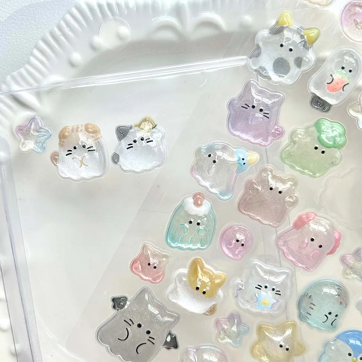 Cute 3D Stickers Cartoon Deco Stickers DIY Phone Luggage Motorcycle Laptop Suitcase Decal Sticker