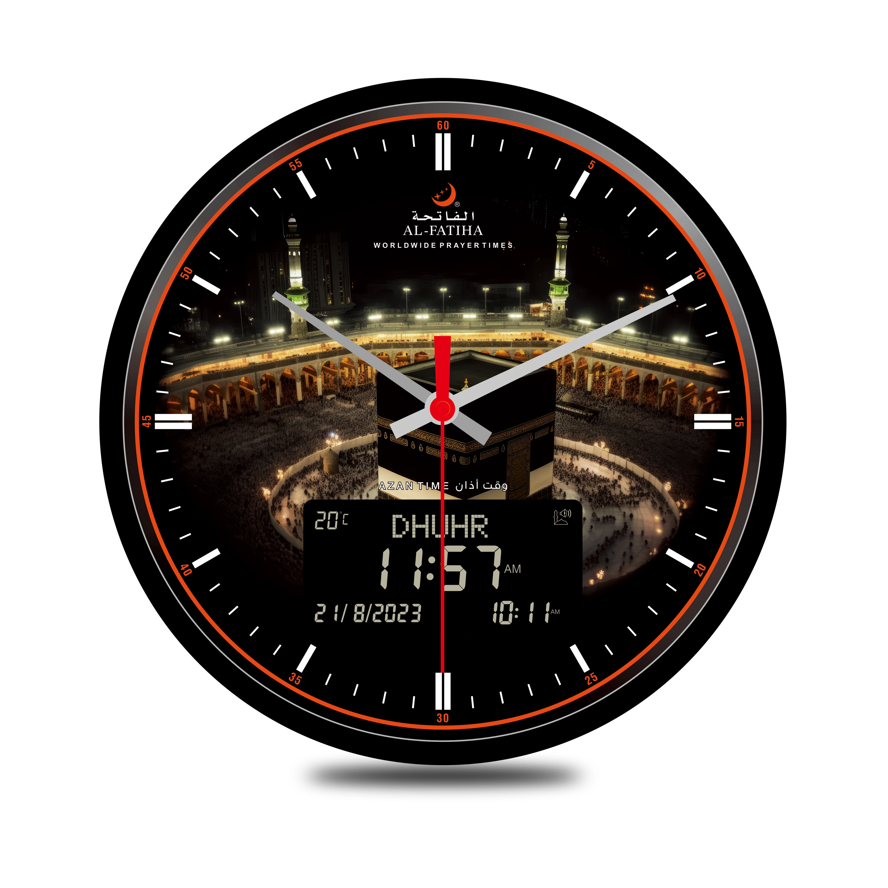

Digital Time Clock Mosque Prayer Wall Desktop Big Azan Ramadan Gifts Azan Clock