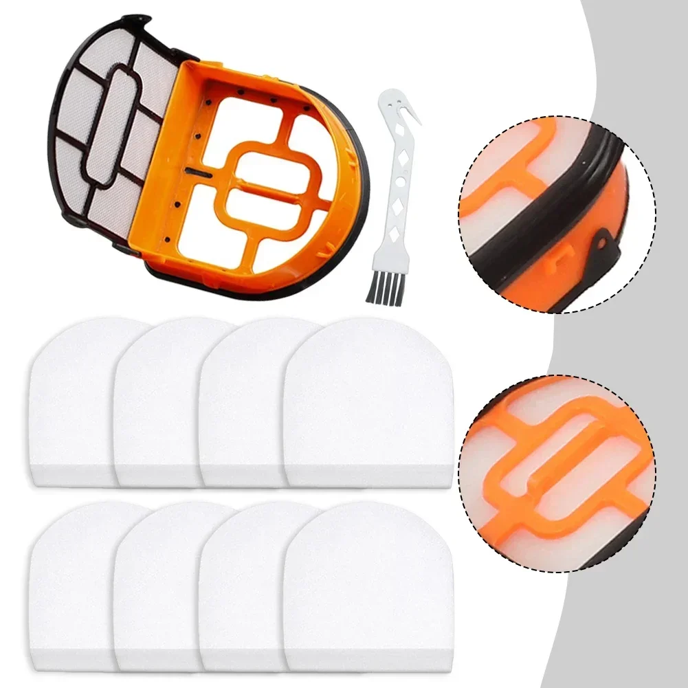 Kit de escova de limpeza de filtros de espuma para Shark WD101 AW302 para Hydrovac XL 3-em-1 Acessórios de substituição para aspirador de pó