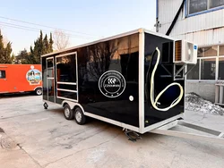 Concession Food Carts  Deep Fryer Mobile Coffee Trailer Pizza Hot Dog Customized Food Truck With Full Kitchen