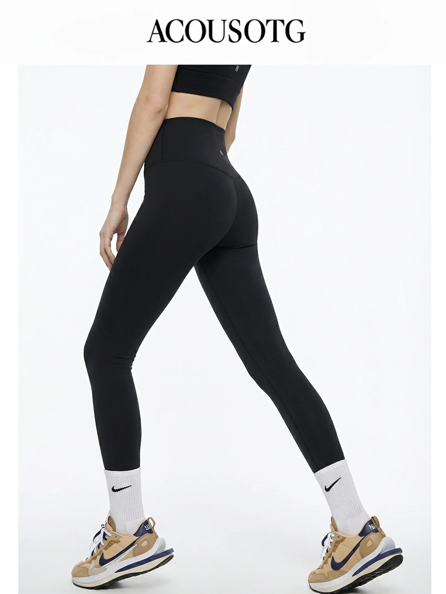 

Женские дышащие спортивные брюки с высокой талией и эффектом подтяжки ягодиц, эластичные, приятные к телу, для йоги и фитнеса