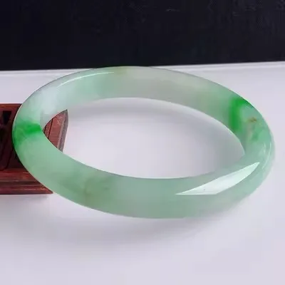 

Natural Myanmar Jade 54mm-62mm bracelet exquisite princess bracelet to send girlfriend to send mother Hetian jade