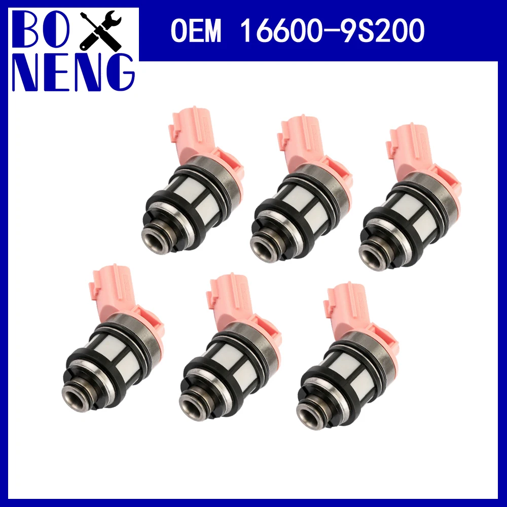  6 шт. OEM 16600-9S200 Топливные форсунки для двигателей Nissan 3.0/3.3L VG30E VG33E 16600-9S205 16600-1B000 297-1004 10851N FJ434 JS234 6 шт. OEM 16600-9S200 Топливные форсунки для двигателей Nissan 3.0/3.3L VG30E VG33E 16600-9S205 16600-1B000 297-1004 10851N FJ434 JS234