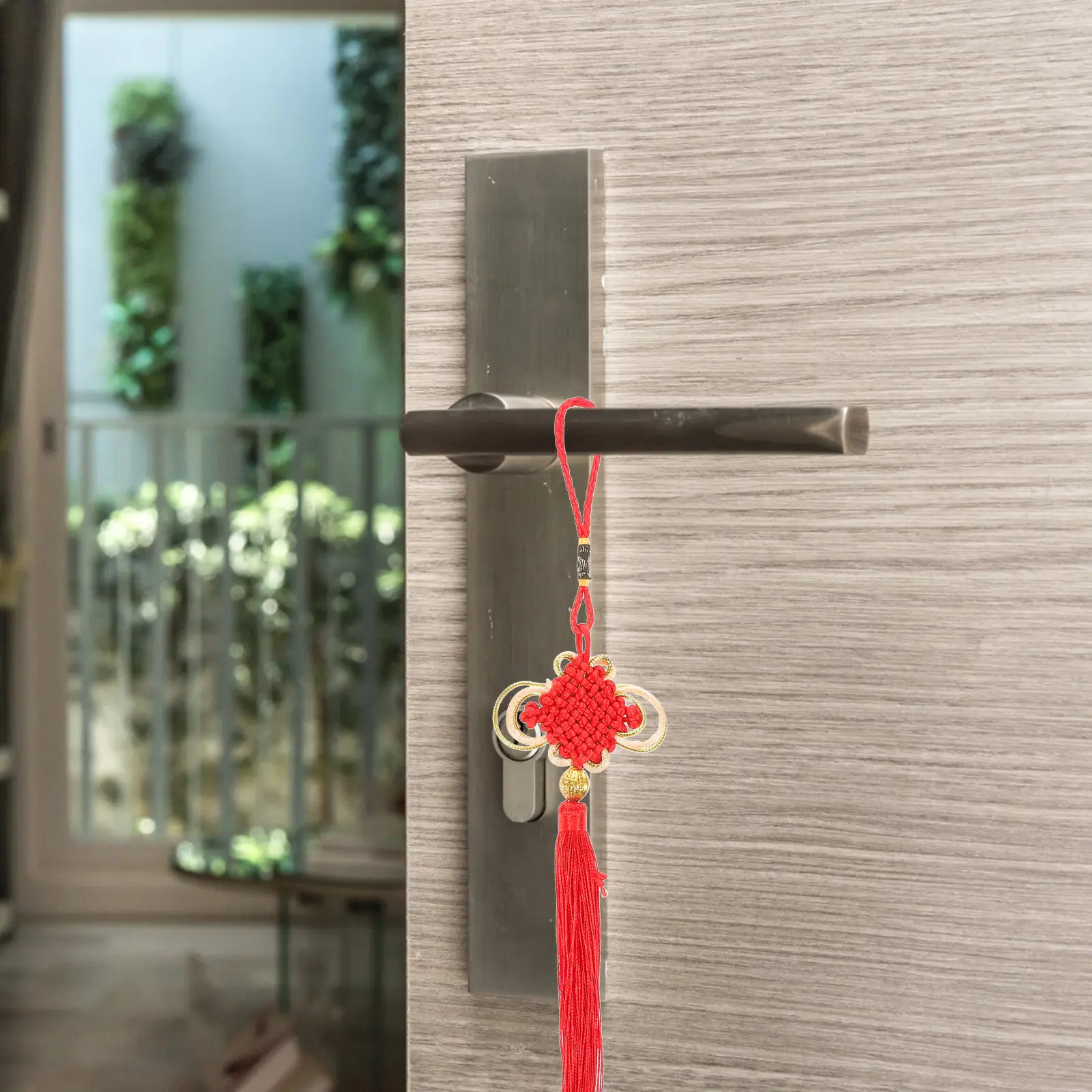 

4Pcs Chinese Tassel Knot Pendant Traditional Handcrafted Hanging Ornament for Car Rearview Mirror Hanfu Home Decor Accessories