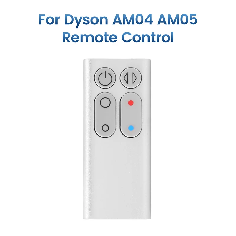 10X Reemplazo AM04 AM05 Control remoto para modelos de calentador de ventilador Dyson AM04 AM05 Control remoto (Plata)
