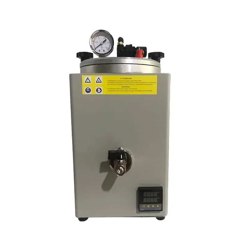 Small 220vDental Portable Pressure Aggregator Injection Molding Pressure Cooker Boiling Glue Pressing Machine Can Put Boiling To