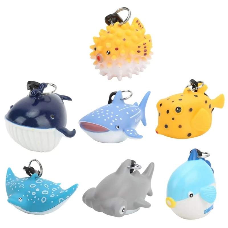 

Cartoon Fish Scubas Dives Mouthpiece Dustproof Cover Regulator Holder With Clip