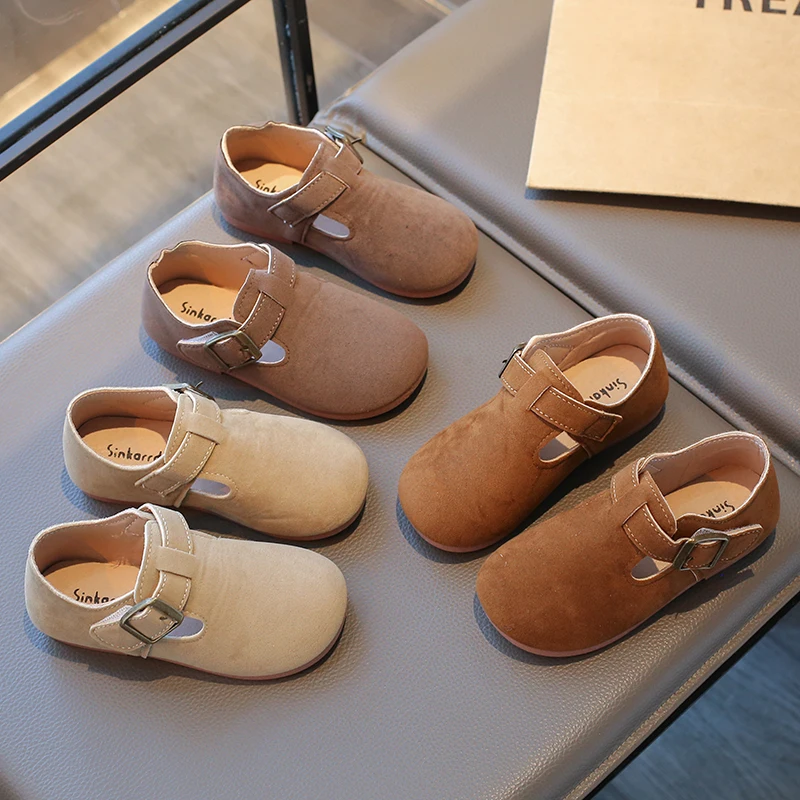 

2025 New Girl Boy One Step Flat Bottom Baotou Half Slippers Children Summer Outwear Round Head Half Slippers Lazy Shoes