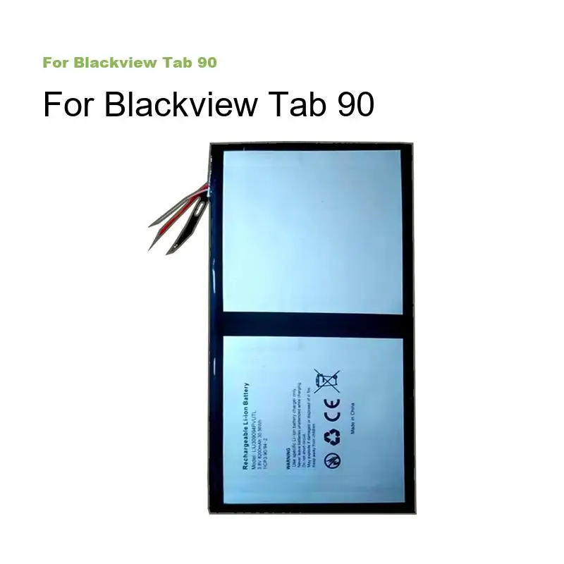 Battery For Blackview Tab 18 90 6 7 15 8 8E 13 Pro 11 SE 10 12 9 16 Li318991PVYTL LIU309094PVUTL LiU307689PHVUTL 3092E0/3092142