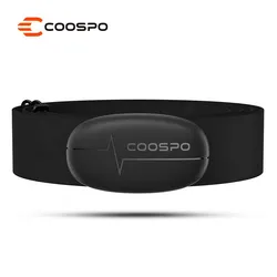 COOSPO H6/H9Z Cinghia per cardiofrequenzimetro toracico Bluetooth 4.0 ANT + Sensore HRM impermeabile per computer da bici Garmin Wahoo