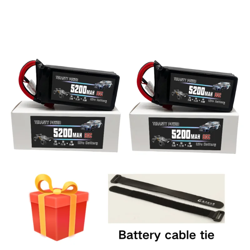1/2/4pcs TERANTY 3S 5600mAh Lipo Batterij 11.4V 100C met T Plug voor Hyper go MJX RC Auto Buggy Truck FPV Drone RC Model Onderdelen