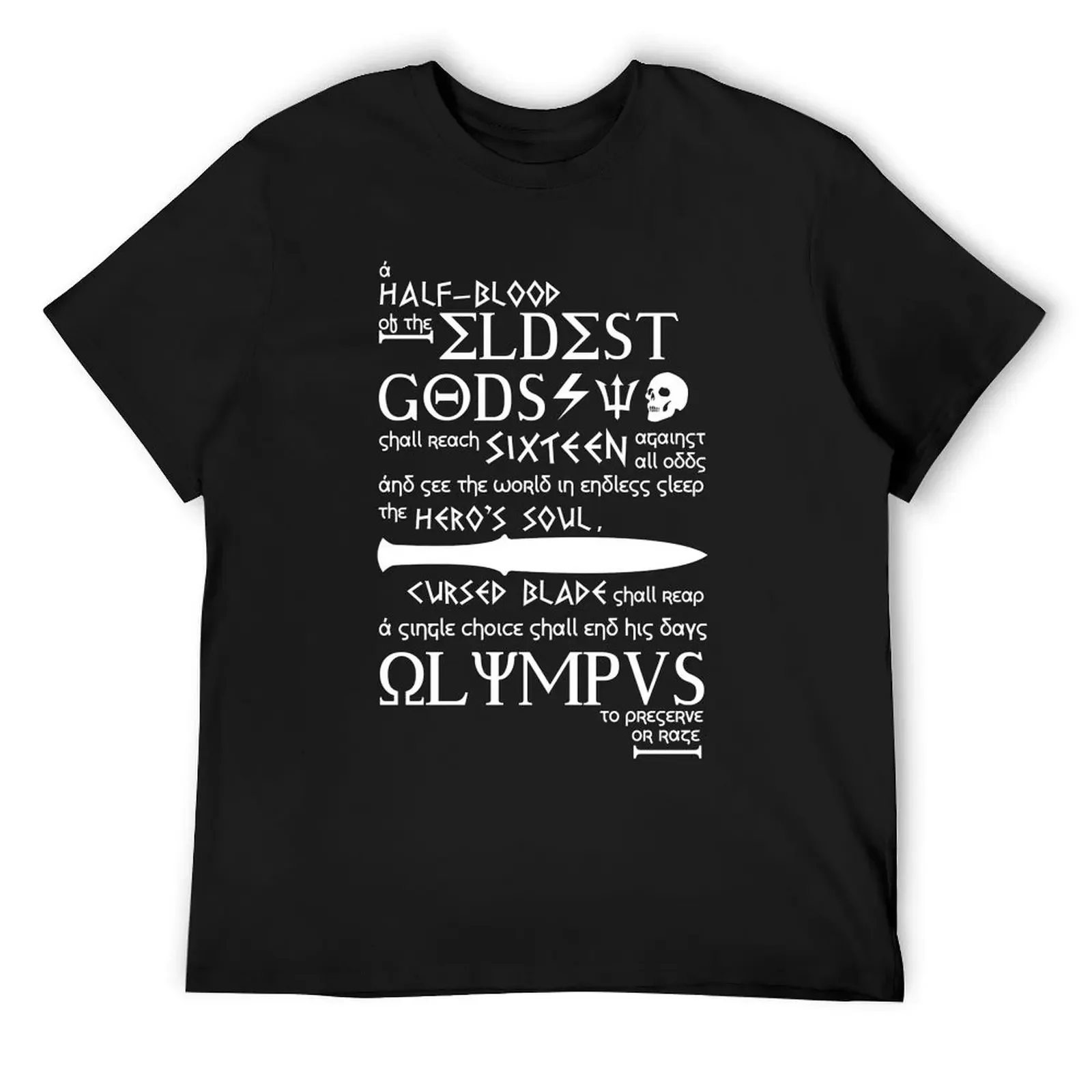 

Percy Jackson The Great Prophecy T-Shirt vintage aesthetic clothes croswit shirt man essential t shirt sweat shirts, men