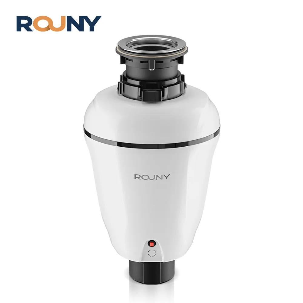 Continuous Feed Garbage Disposal with Sound Reduction,3/4 HP Food Waste Disposer with Stainless Steel Grinding System