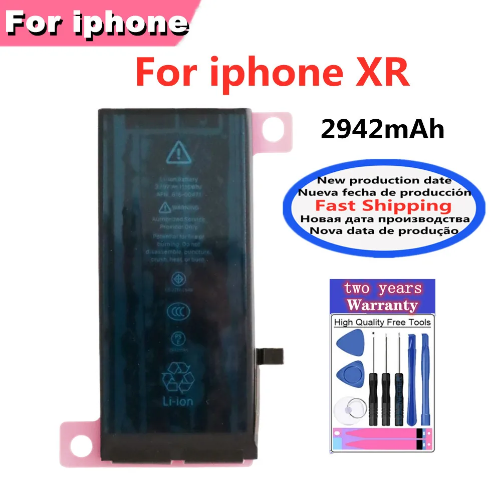 Hoge Capaciteit Batterij IP12 Voor iPhone X SE SE2 SE3 11 Pro Max XS XR 12 12Pro Max 12 mini Telefoon Batterijen + Gratis Tools